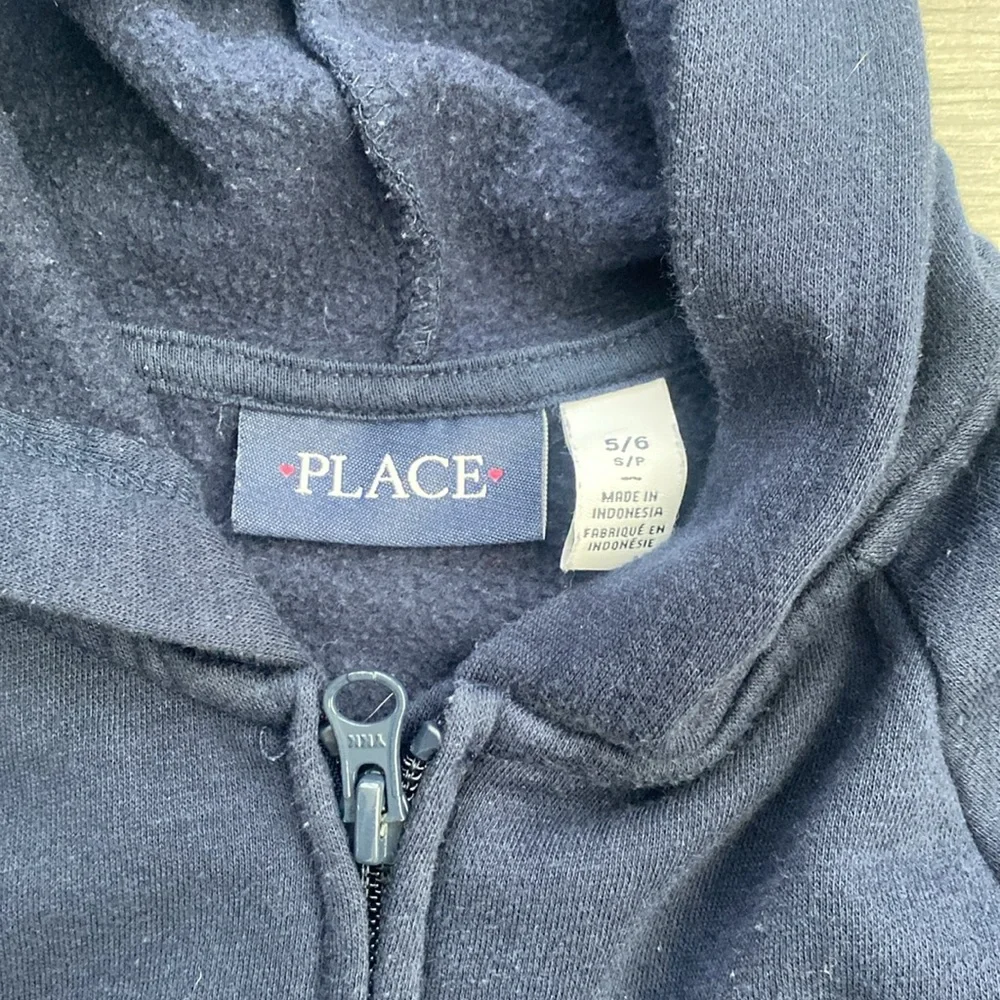 The Children’s Place Girls Fleece Zip Up Uniform Hoodie